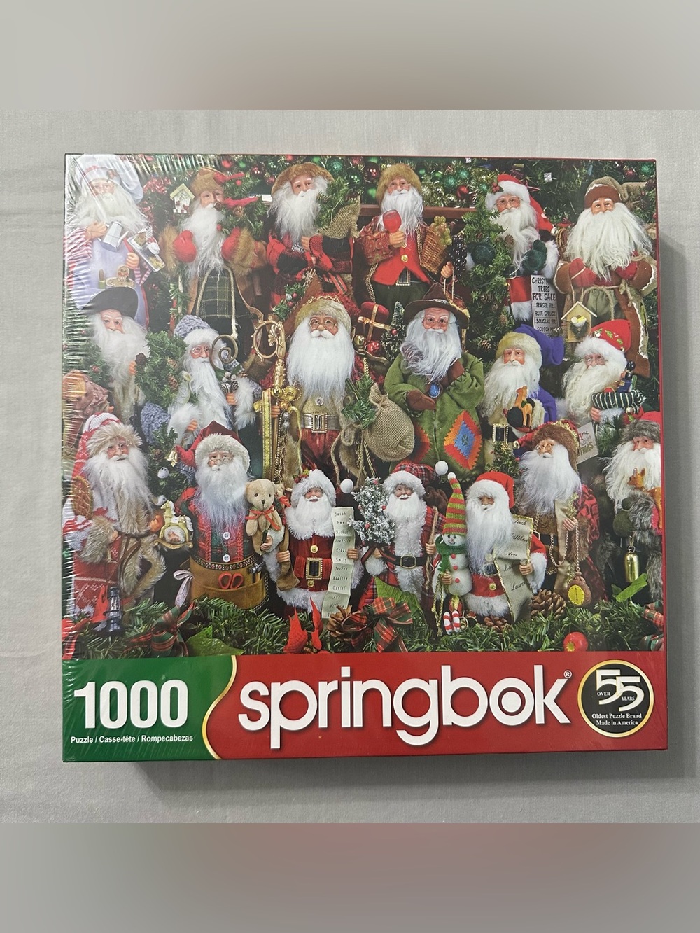 Springbok Santa Collection 1000 Piece Jigsaw Puzzle Factory Sealed Christmas